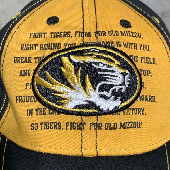 Mizzou University of Missouri Tigers Baseball Hat Fan Favorite Alma Mater Adj - Picture 10 of 10
